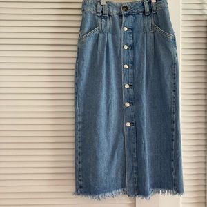 Free People Denim Skirt Sz. 27